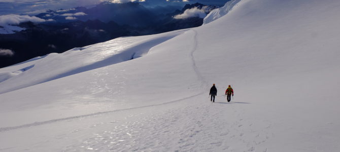 A 6088 m d’altitude : Le Huayna Potosi